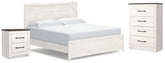 Furniture City Laplace - Ashley Furniture - Gerridan King Panel Bed, Chest and Nightstand - King Panel Bed, Chest and Nightstand - B1190B35