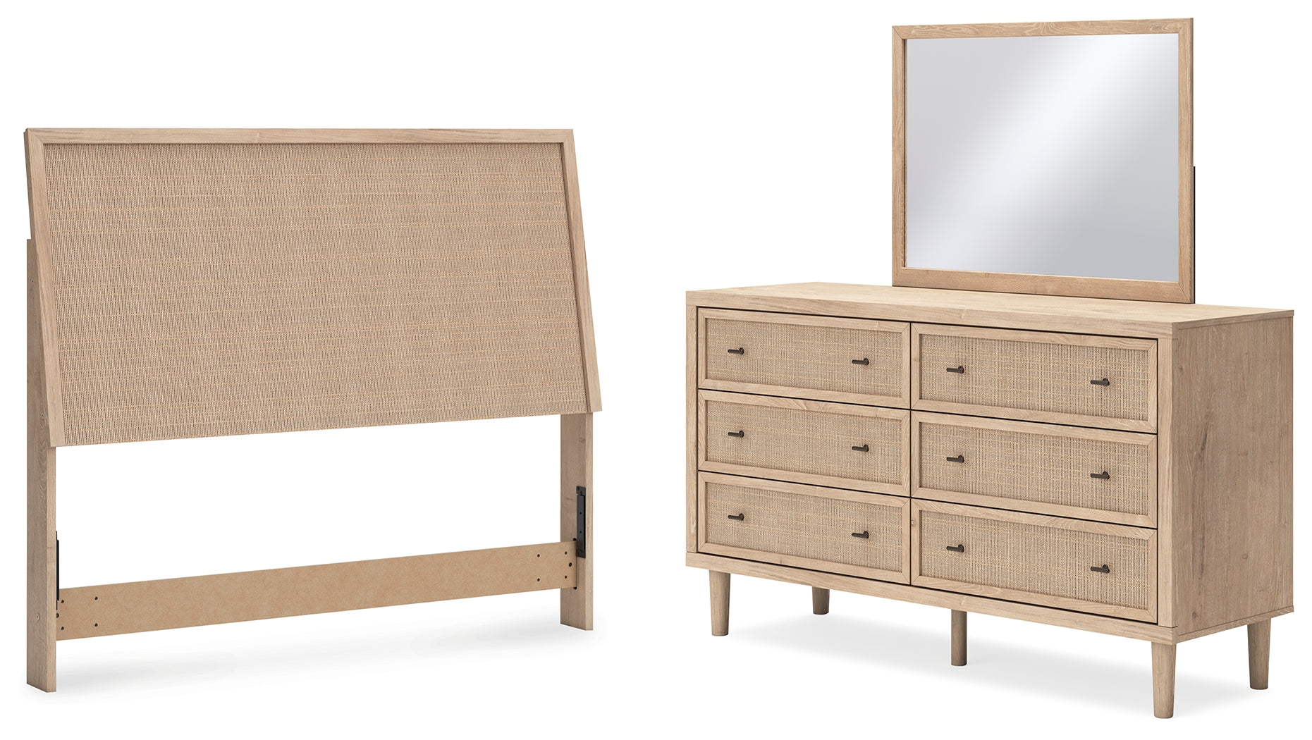 Furniture City Laplace - Ashley Furniture - Cielden Queen Panel Headboard, Dresser and Mirror - Queen Panel Headboard, Dresser and Mirror - B1199B8