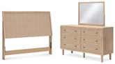 Furniture City Laplace - Ashley Furniture - Cielden Queen Panel Headboard, Dresser and Mirror - Queen Panel Headboard, Dresser and Mirror - B1199B8