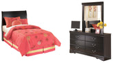 Furniture City Laplace - Ashley Furniture - Huey Vineyard Twin Sleigh Headboard, Dresser and Mirror - Twin Sleigh Headboard, Dresser and Mirror - B128B44