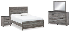 Furniture City Laplace - Ashley Furniture - Bronyan Queen Panel Bed, Dresser, Mirror and Nightstand - Queen Panel Bed, Dresser, Mirror and Nightstand - B1290B5