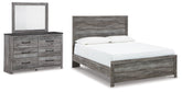 Furniture City Laplace - Ashley Furniture - Bronyan Queen Panel Bed, Dresser and Mirror - Queen Panel Bed, Dresser and Mirror - B1290B3