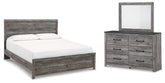 Furniture City Laplace - Ashley Furniture - Bronyan King Panel Bed, Dresser and Mirror - King Panel Bed, Dresser and Mirror - B1290B7