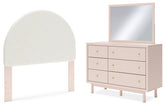 Furniture City Laplace - Ashley Furniture - Wistenpine Full Upholstered Panel Headboard, Dresser and Mirror - Full Upholstered Panel Headboard, Dresser and Mirror - B1323B11