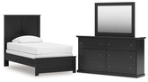 Furniture City Laplace - Ashley Furniture - Maribel Twin Panel Bed, Dresser and Mirror - Twin Panel Bed, Dresser and Mirror - B138B71