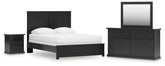 Furniture City Laplace - Ashley Furniture - Maribel Queen Panel Bed with Dresser, Mirror and Nightstand - Queen Panel Bed with Dresser, Mirror and Nightstand - B138B73