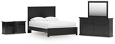 Furniture City Laplace - Ashley Furniture - Maribel Queen Panel Bed with Dresser, Mirror and 2 Nightstands - Queen Panel Bed with Dresser, Mirror and 2 Nightstands - B138B74