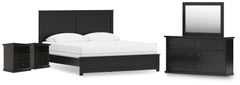 Furniture City Laplace - Ashley Furniture - Maribel King Panel Bed, Dresser, Mirror and 2 Nightstands - King Panel Bed, Dresser, Mirror and 2 Nightstands - B138B70