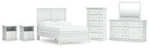 Furniture City Laplace - Ashley Furniture - Bostwick Shoals Full Panel Bed, Dresser, Mirror, Chest, and 2 Nightstands - Full Panel Bed, Dresser, Mirror, Chest, and 2 Nightstands - B139B62