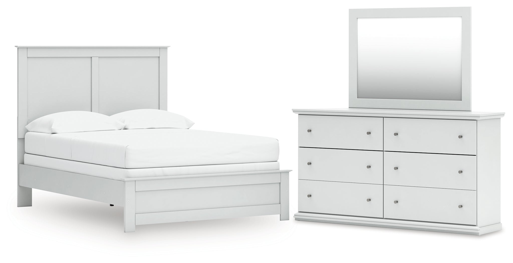 Furniture City Laplace - Ashley Furniture - Bostwick Shoals Full Panel Bed, Dresser and Mirror - Full Panel Bed, Dresser and Mirror - B139B48