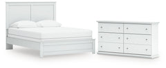 Furniture City Laplace - Ashley Furniture - Bostwick Shoals Queen Panel Bed and Dresser - Queen Panel Bed and Dresser - B139B56