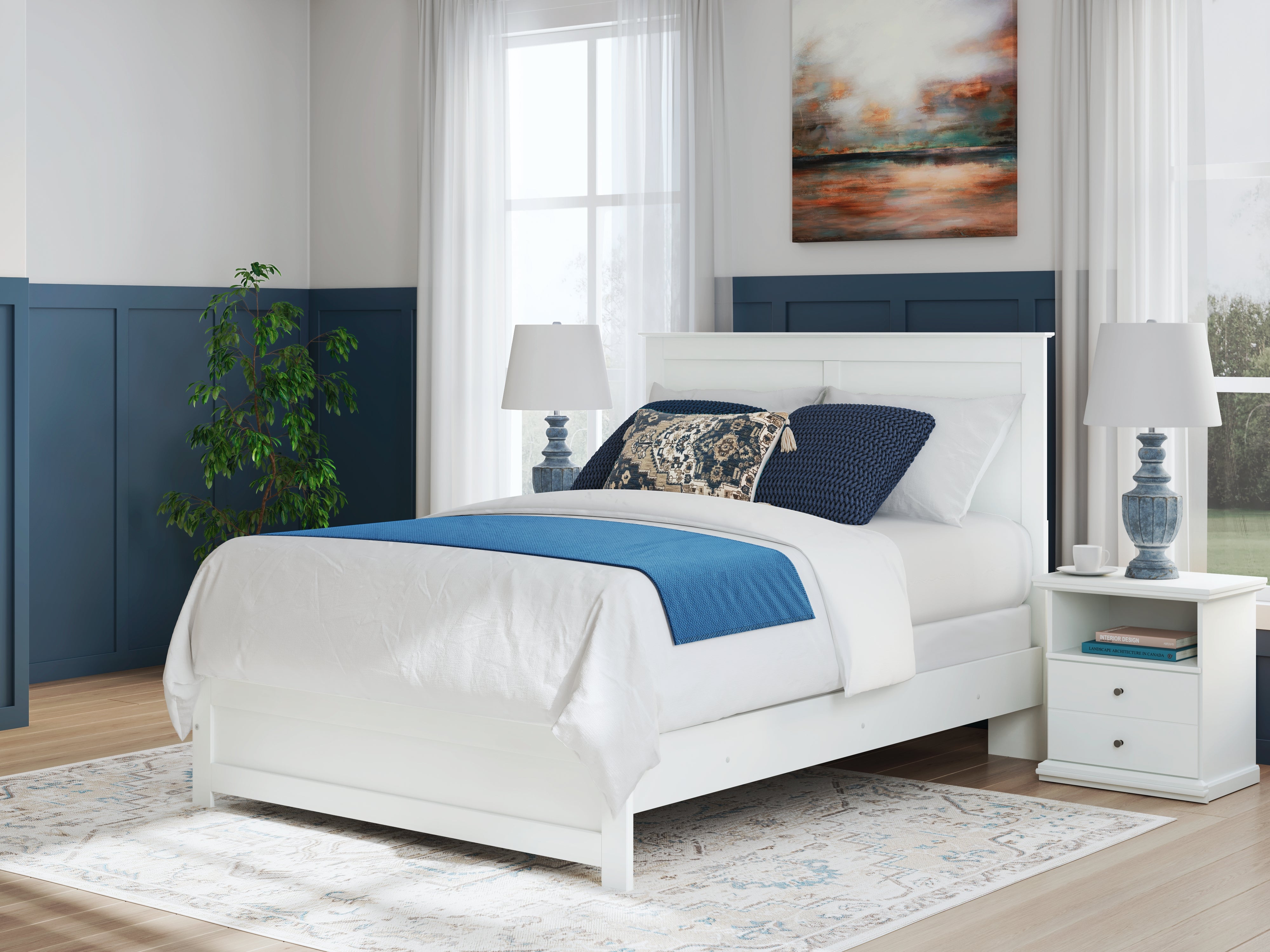 Furniture City Laplace - Ashley Furniture - Bostwick Shoals Queen Panel Bed - Queen Panel Bed - B139B43