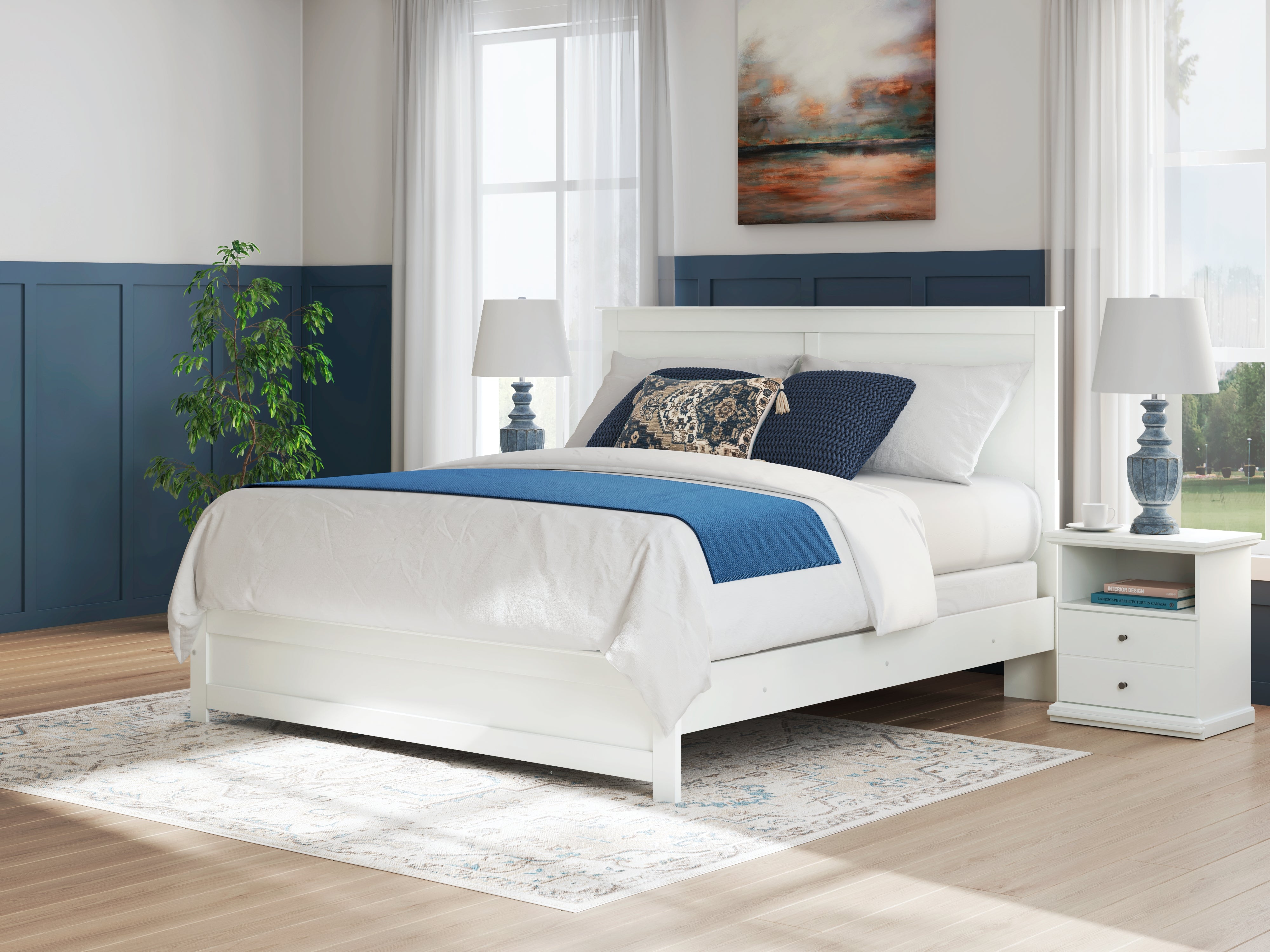 Furniture City Laplace - Ashley Furniture - Bostwick Shoals King Panel Bed - King Panel Bed - B139B47