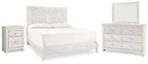 Furniture City Laplace - Ashley Furniture - Paxberry King Panel Bed, Dresser, Mirror and Nightstand - King Panel Bed, Dresser, Mirror and Nightstand - B181B33
