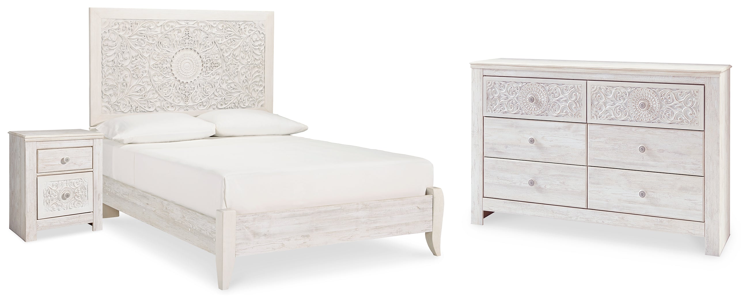 Furniture City Laplace - Ashley Furniture - Paxberry Full Panel Bed, Dresser and Nightstand - Full Panel Bed, Dresser and Nightstand - B181B23