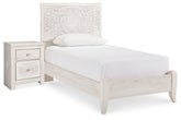 Furniture City Laplace - Ashley Furniture - Paxberry Twin Panel Bed and Nightstand - Twin Panel Bed and Nightstand - B181B18