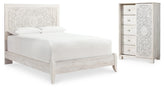 Furniture City Laplace - Ashley Furniture - Paxberry Queen Panel Bed and Chest - Queen Panel Bed and Chest - B181B21