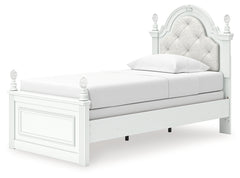 Kozlani Twin Upholstered Panel Bed