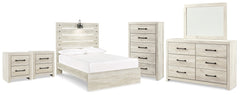 Furniture City Laplace - Ashley Furniture - Cambeck Full Panel Bed, Dresser, Mirror, Chest and 2 Nightstands - Full Panel Bed, Dresser, Mirror, Chest and 2 Nightstands - B192B126