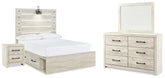 Furniture City Laplace - Ashley Furniture - Cambeck Full Panel Bed with Storage, Dresser, Mirror and Nightstand - Full Panel Bed with Storage, Dresser, Mirror and Nightstand - B192B116