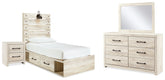 Furniture City Laplace - Ashley Furniture - Cambeck Twin Storage Bed, Dresser, Mirror and Nightstand - Twin Storage Bed, Dresser, Mirror and Nightstand - B192B106