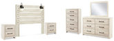 Furniture City Laplace - Ashley Furniture - Cambeck Queen Panel Headboard, Dresser, Mirror, Chest and 2 Nightstands - Queen Panel Headboard, Dresser, Mirror, Chest and 2 Nightstands - B192B82