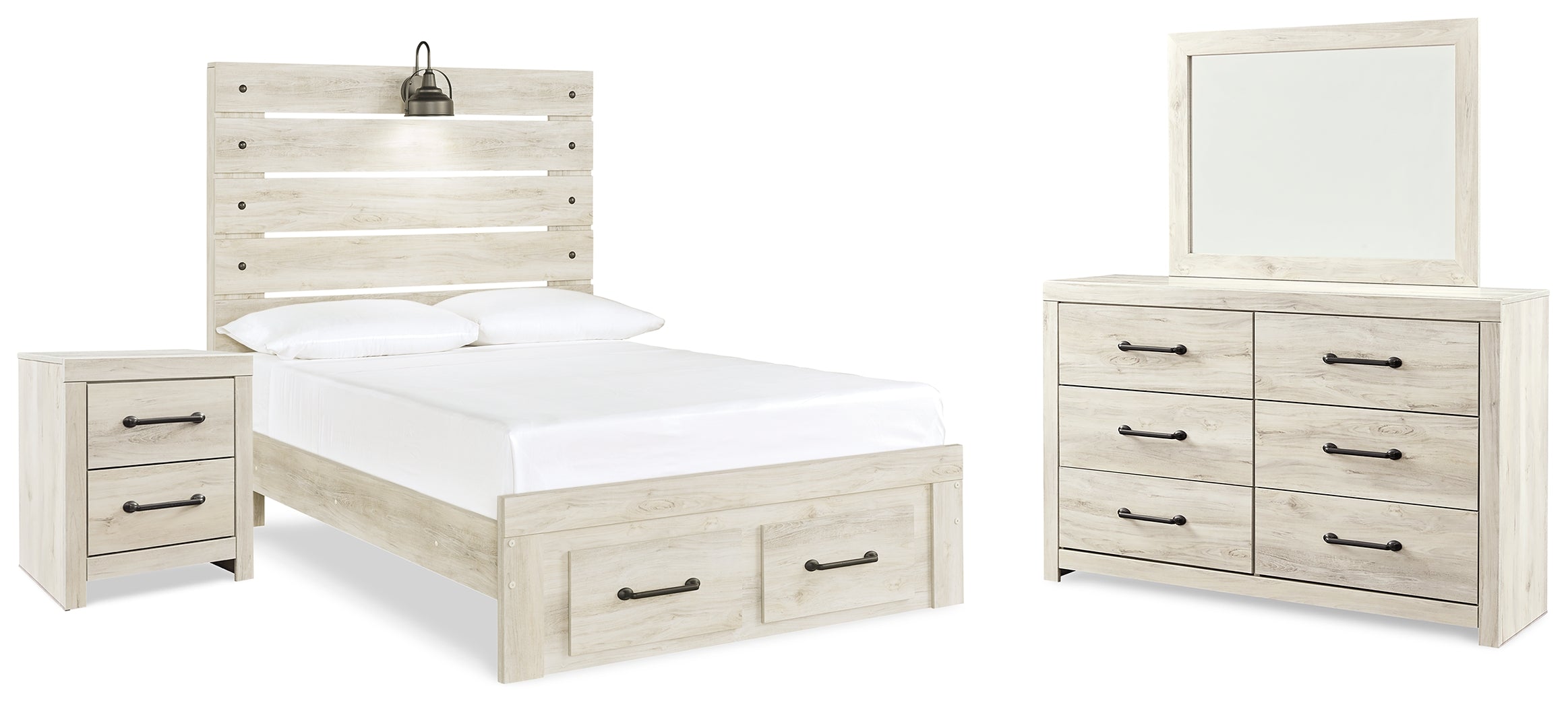 Furniture City Laplace - Ashley Furniture - Cambeck Full Panel Bed, Dresser, Mirror and Nightstand - Full Panel Bed, Dresser, Mirror and Nightstand - B192B77