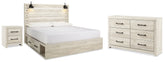 Furniture City Laplace - Ashley Furniture - Cambeck King Panel Storage Bed. Dresser and Nightstand - King Panel Storage Bed. Dresser and Nightstand - B192B125