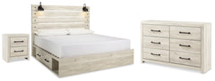 Furniture City Laplace - Ashley Furniture - Cambeck King Panel Storage Bed. Dresser and Nightstand - King Panel Storage Bed. Dresser and Nightstand - B192B125