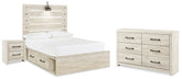 Furniture City Laplace - Ashley Furniture - Cambeck Full Panel Storage Bed with Dresser and Nightstand - Full Panel Storage Bed with Dresser and Nightstand - B192B105