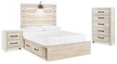 Furniture City Laplace - Ashley Furniture - Cambeck Full Panel Bed with Storage, Chest and Nightstand - Full Panel Bed with Storage, Chest and Nightstand - B192B95