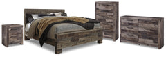 Furniture City Laplace - Ashley Furniture - Derekson Queen Panel Storage Bed, Dresser, Chest and Nightstand - Queen Panel Storage Bed, Dresser, Chest and Nightstand - B200B84
