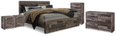 Furniture City Laplace - Ashley Furniture - Derekson King Storage Bed, Dresser, Chest and 2 Nightstands - King Storage Bed, Dresser, Chest and 2 Nightstands - B200B80