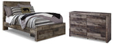 Furniture City Laplace - Ashley Furniture - Derekson Full Panel Storage Bed and Dresser - Full Panel Storage Bed and Dresser - B200B78