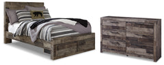 Furniture City Laplace - Ashley Furniture - Derekson Full Panel Storage Bed and Dresser - Full Panel Storage Bed and Dresser - B200B78