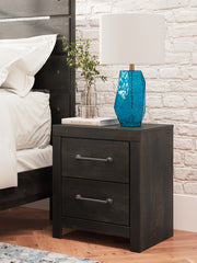 Furniture City Laplace - Ashley Furniture - Hollivern Nightstand - Two Drawer Night Stand - PCB2108-92