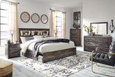 Furniture City Laplace - Ashley Furniture - Drystan King Bookcase Storage Bed, Dresser, Mirror, Chest and 2 Nightstands - King Bookcase Storage Bed, Dresser, Mirror, Chest and 2 Nightstands - B211B80