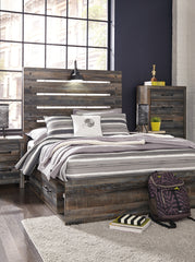 Furniture City Laplace - Ashley Furniture - Drystan Full Panel Bed with 2 Storage Drawers - Full Panel Bed with 2 Storage Drawers - B211B9