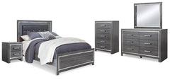Furniture City Laplace - Ashley Furniture - Lodanna Queen Panel Bed, Dresser, Mirror, Chest and Nightstand - Queen Panel Bed, Dresser, Mirror, Chest and Nightstand - B214B39