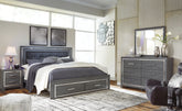 Furniture City Laplace - Ashley Furniture - Lodanna King Upholstered Storage Bed, Dresser, Mirror, and Nightstand - King Upholstered Storage Bed, Dresser, Mirror, and Nightstand - B214B24