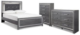 Furniture City Laplace - Ashley Furniture - Lodanna Full Panel Bed, Dresser and Chest - Full Panel Bed, Dresser and Chest - B214B52
