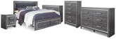 Furniture City Laplace - Ashley Furniture - Lodanna King Storage Bed, 2 Dressers, Cheat and Nightstand - King Storage Bed, 2 Dressers, Cheat and Nightstand - B214B50