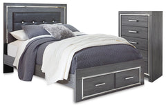 Furniture City Laplace - Ashley Furniture - Lodanna Queen Panel Storage Bed and Chest - Queen Panel Storage Bed and Chest - B214B55