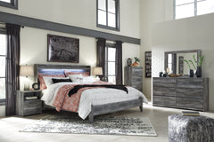 Furniture City Laplace - Ashley Furniture - Baystorm King Panel Bed, Dresser, Mirror, Chest and 2 Nightstands - King Panel Bed, Dresser, Mirror, Chest and 2 Nightstands - B221B53