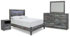 Furniture City Laplace - Ashley Furniture - Baystorm Full Panel Bed, Dresser, Mirror and Nightstand - Full Panel Bed, Dresser, Mirror and Nightstand - B221B18