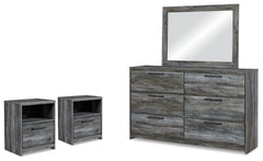 Furniture City Laplace - Ashley Furniture - Baystorm Dresser, Mirror and 2 Nightstands - Dresser, Mirror and 2 Nightstands - B221B64