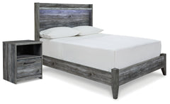 Furniture City Laplace - Ashley Furniture - Baystorm Full Panel Bed and Nightstand - Full Panel Bed and Nightstand - B221B76