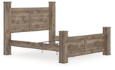 Furniture City Laplace - Ashley Furniture - Rusticott King Poster Bed - King Poster Bed - PCB2260B7