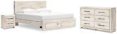 Furniture City Laplace - Ashley Furniture - Lawroy King Storage Bed, Dresser and Nightstand - King Storage Bed, Dresser and Nightstand - B2310B39