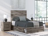Furniture City Laplace - Ashley Furniture - Graystorm Full Panel Bed with Storage - Full Panel Bed with Storage - PCB2405B17